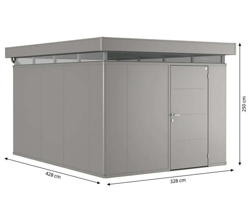 Biohort Gerätehaus CasaNova® 3 x 4, ca. B328/H250/T428 cm
