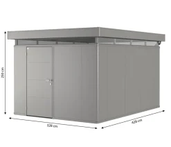Biohort Gerätehaus CasaNova® 3 x 2, ca. B328/H250/T228 cm