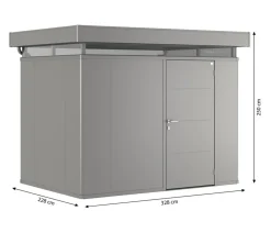 Biohort Gerätehaus CasaNova® 3 x 2, ca. B328/H250/T228 cm
