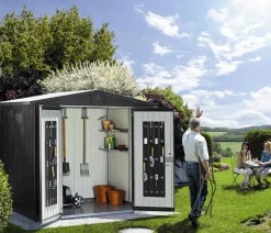 Biohort Gerätehaus Europa 3, ca. B244/H203/T156 cm