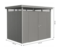 Biohort Gerätehaus HighLine H3, ca. B275/H222/T235 cm