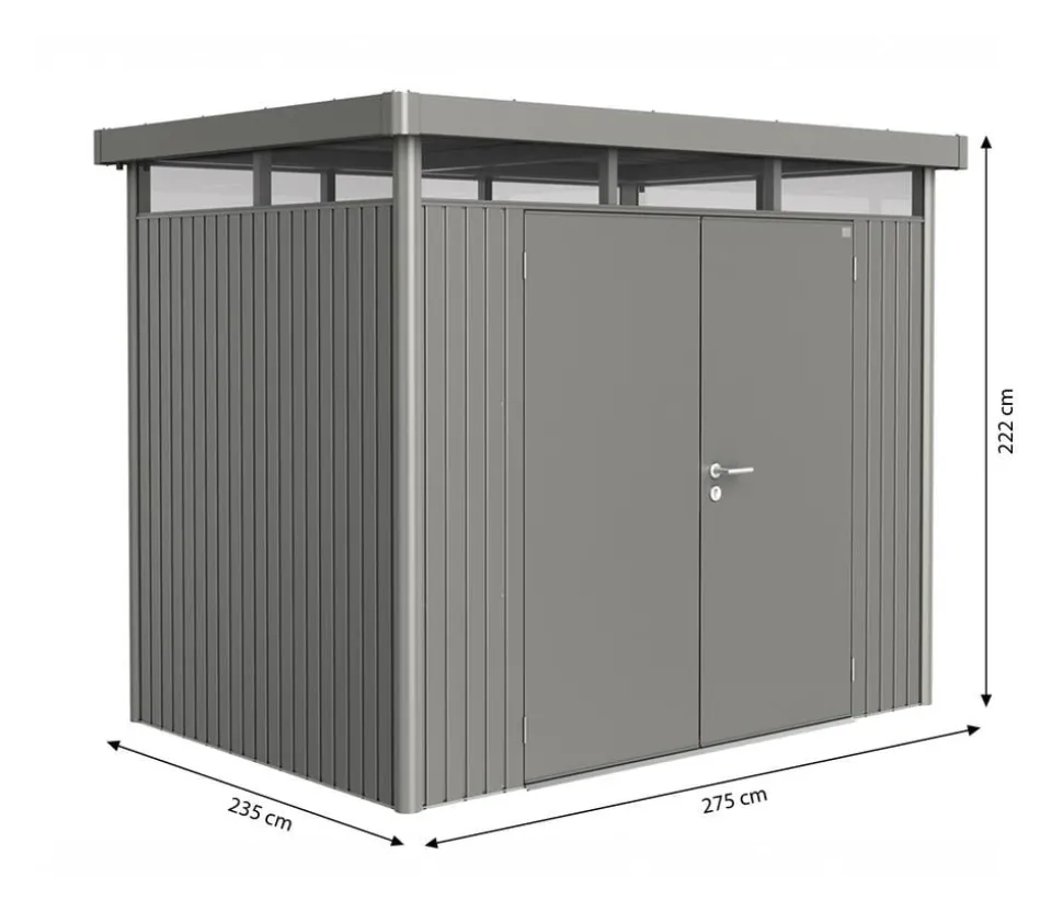 Biohort Gerätehaus HighLine H3, ca. B275/H222/T235 cm