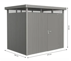 Biohort Gerätehaus HighLine H2, ca. B275/H222/T195 cm