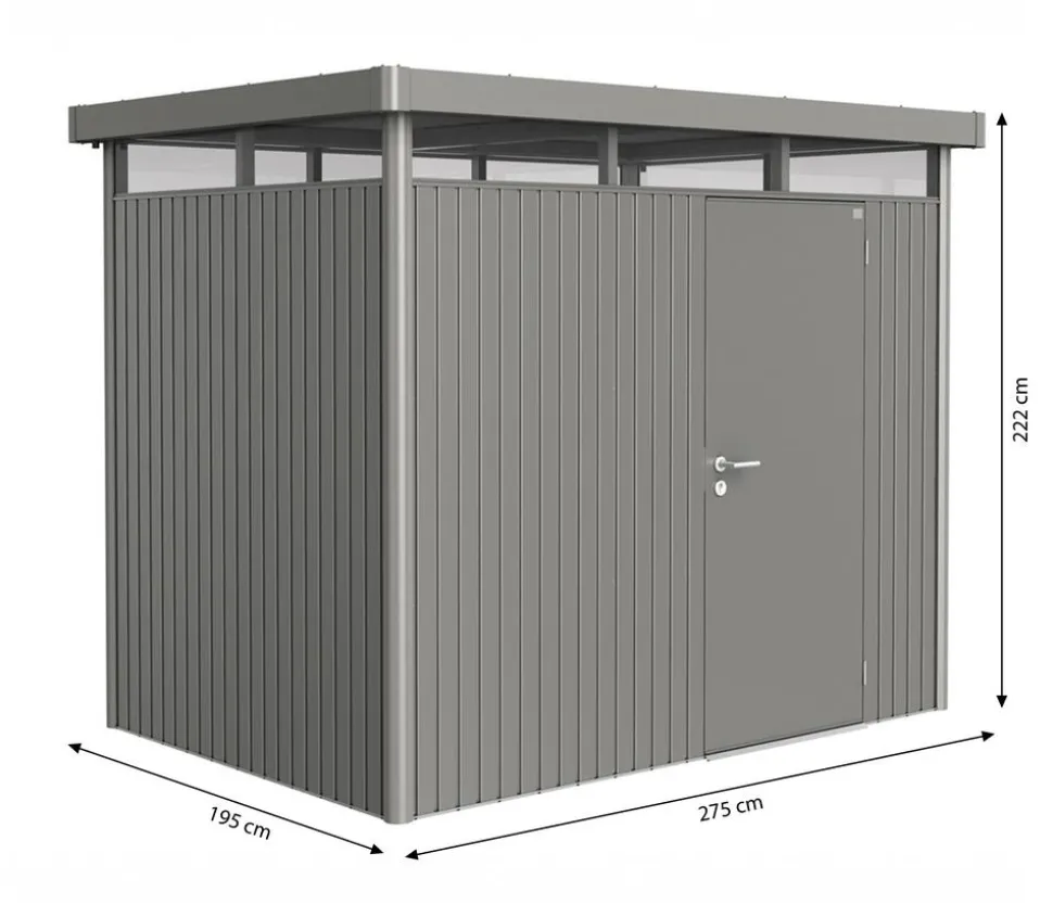 Biohort Gerätehaus HighLine H2, ca. B275/H222/T195 cm