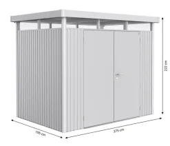 Biohort Gerätehaus HighLine H2, ca. B275/H222/T195 cm