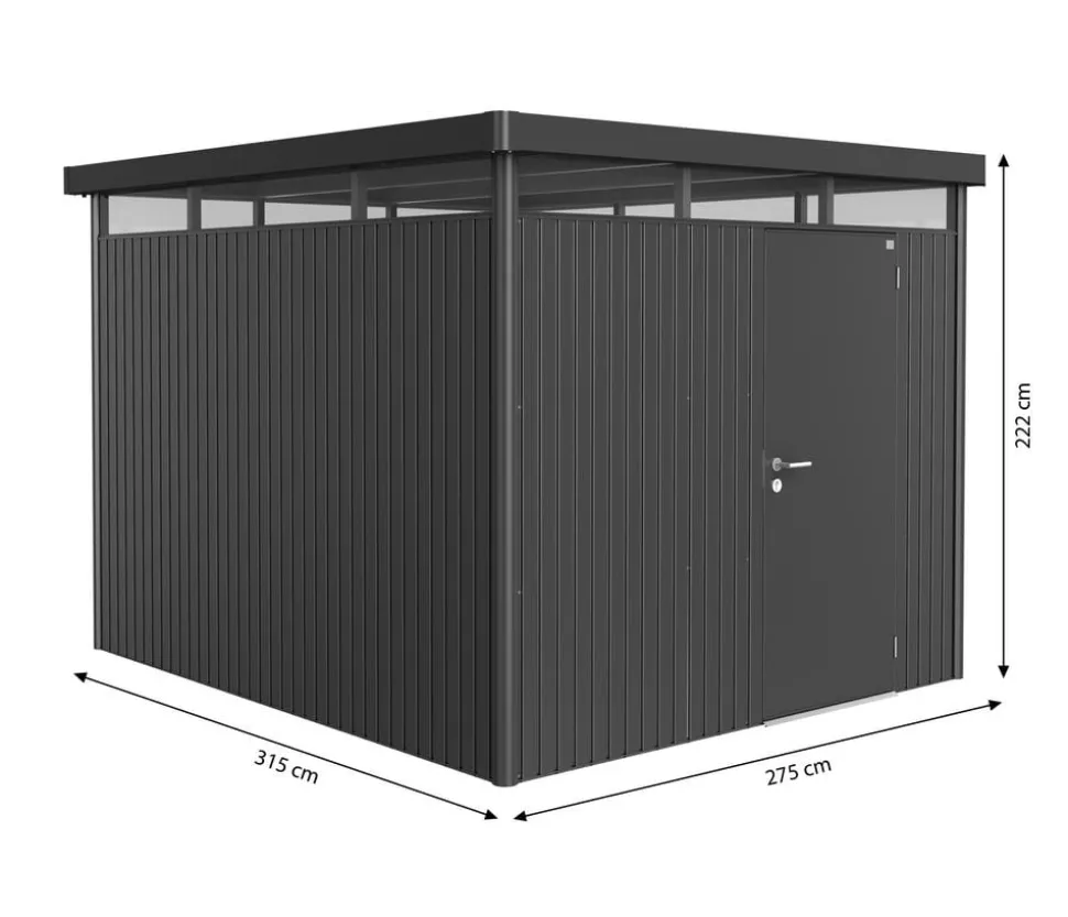 Biohort Gerätehaus HighLine H5, ca. B275/H222/T315 cm