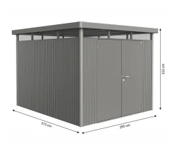 Biohort Gerätehaus HighLine H5, ca. B275/H222/T315 cm