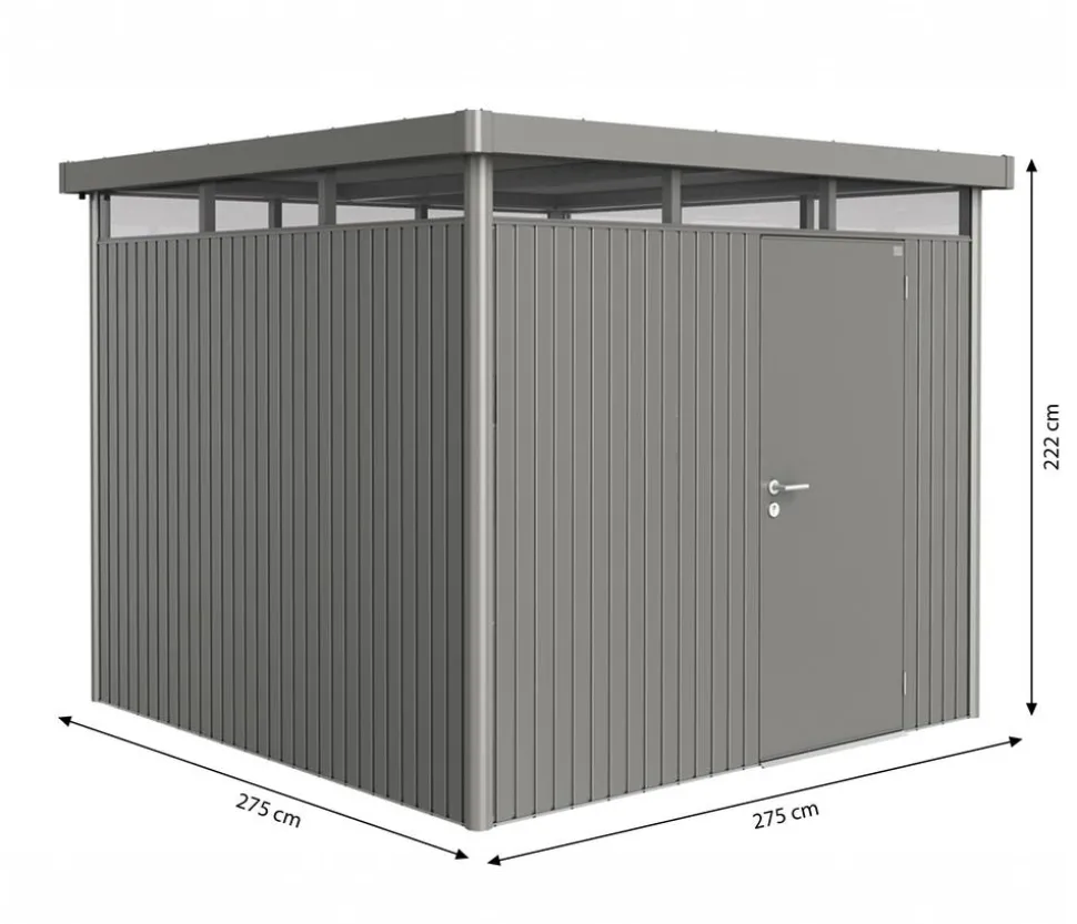 Biohort Gerätehaus HighLine H4, ca. B275/H222/T275 cm