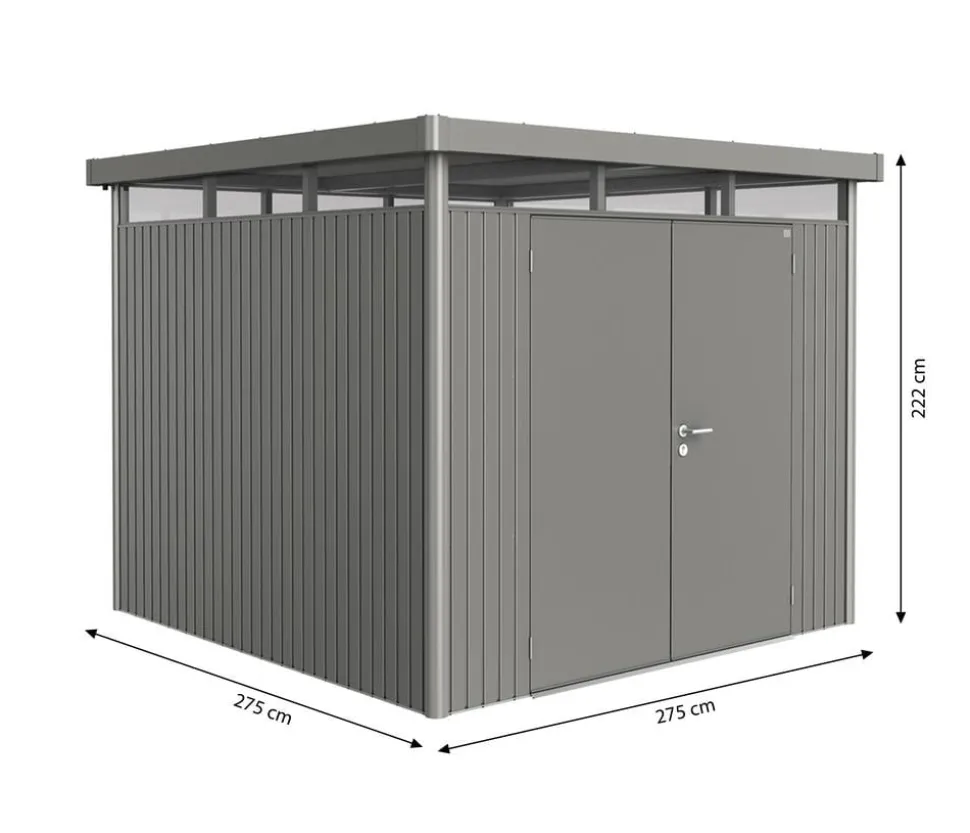 Biohort Gerätehaus HighLine H4, ca. B275/H222/T275 cm