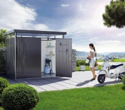 Biohort Gerätehaus HighLine H4, ca. B275/H222/T275 cm