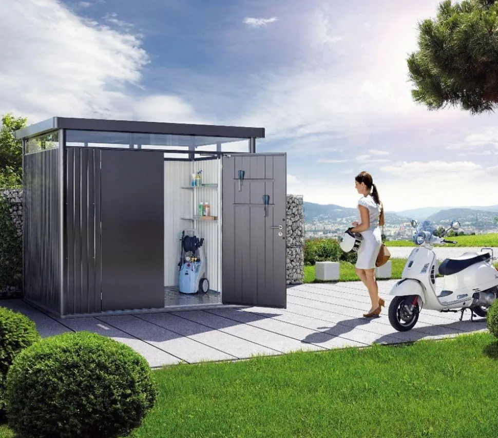 Biohort Gerätehaus HighLine H4, ca. B275/H222/T275 cm