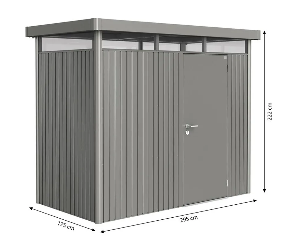 Biohort Gerätehaus HighLine H1, ca. B275/H222/T155 cm