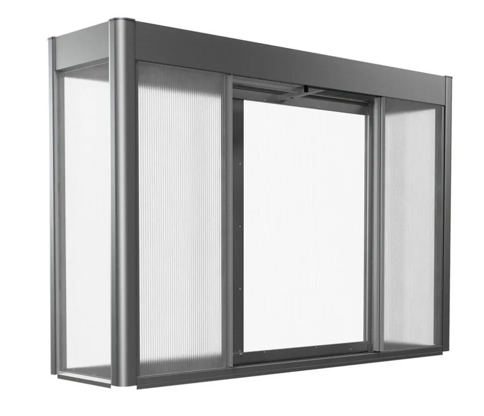 Biohort Gewächshausaufsatz Florentina für Größe 2 x 0,5 m, ca. B201,6/H136,4/T54,7 cm
