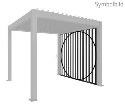 Biohort Lamellenseitenwand für Pergolen 2 m, ca. B192,6/H235/T10,3 cm