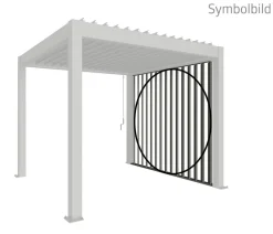 Biohort Lamellenseitenwand für Pergolen 2 m, ca. B192,6/H235/T10,3 cm