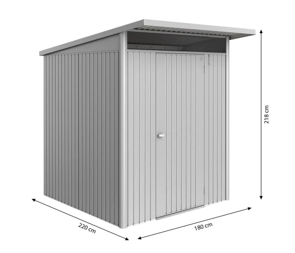 Biohort Metallgerätehaus AvantGarde ECO A1, ca. B180/H218/T220 cm