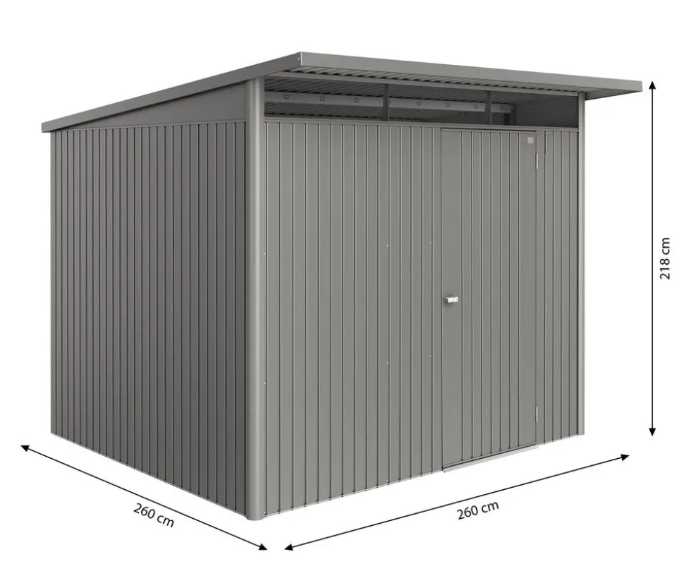 Biohort Metallgerätehaus AvantGarde ECO A6, ca. B260/H218/T260 cm