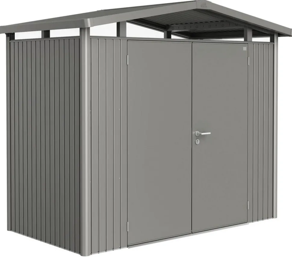 Biohort Metallgerätehaus Panorama® P1, ca. B273/H227/T158 cm