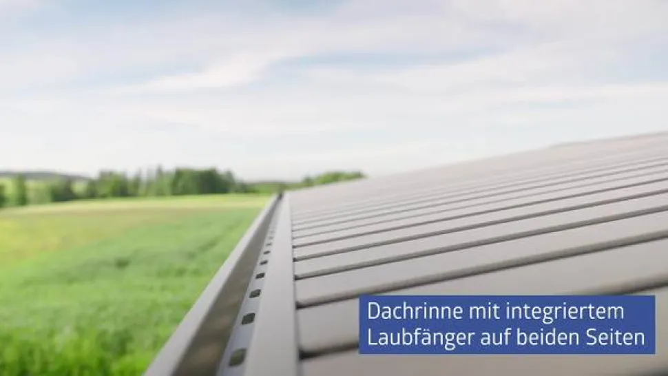 Biohort Metallgerätehaus Panorama® P2, ca. B273/H227/T198 cm
