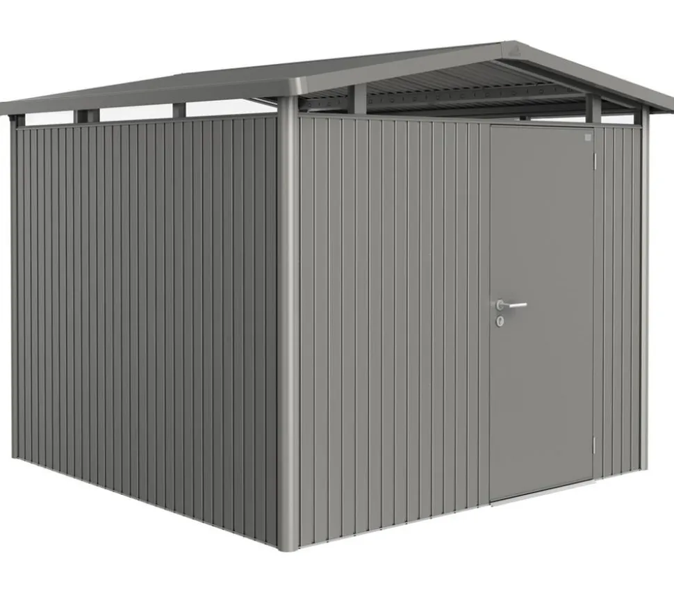 Biohort Metallgerätehaus Panorama® P4, ca. B273/H227/T278 cm