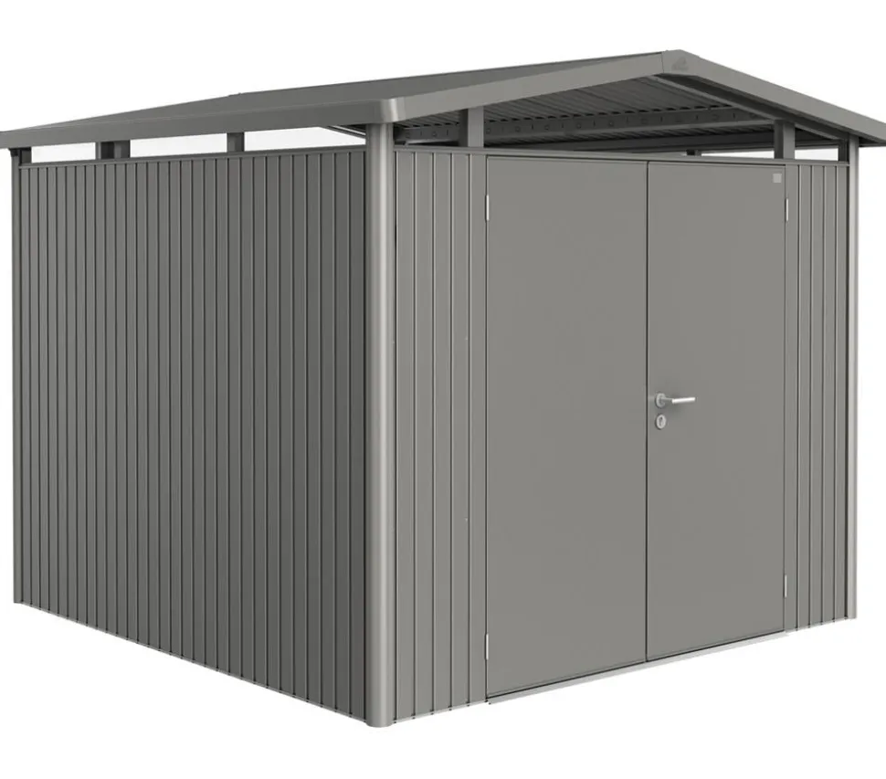 Biohort Metallgerätehaus Panorama® P4, ca. B273/H227/T278 cm