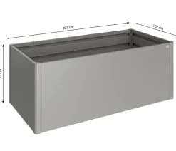 Biohort Metall-HochBeet 2x1, ca. B201,6/H77/T103,1 cm