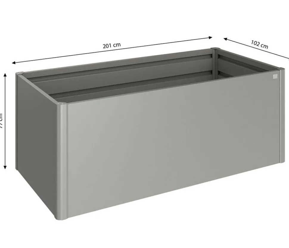 Biohort Metall-HochBeet 2x1, ca. B201,6/H77/T103,1 cm