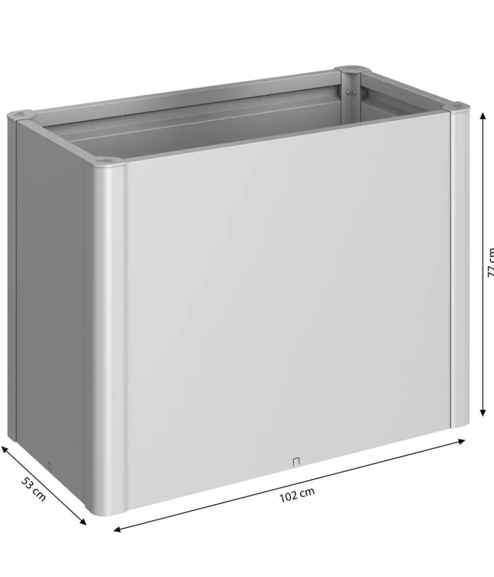 Biohort Metall HochBeet 1x0,5, ca. B103,1/H77/T54,7 cm