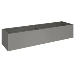 Biohort Metall-Hochbeet 4x1, ca. B397/H77/T102 cm