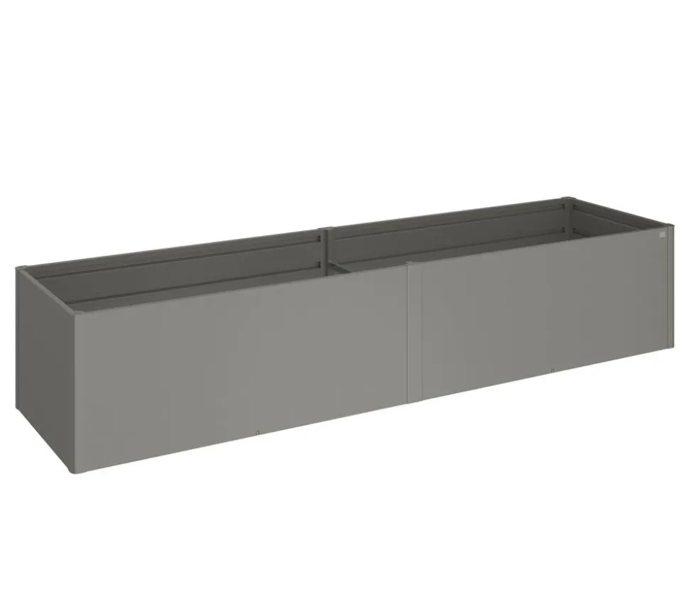 Biohort Metall-Hochbeet 4x1, ca. B397/H77/T102 cm