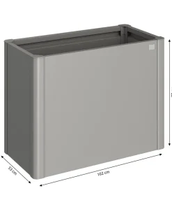 Biohort Metall HochBeet 1x0,5, ca. B103,1/H77/T54,7 cm