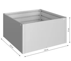 Biohort Metall Hochbeet 1,5x1,5, ca. B152/H77/T152 cm