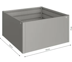 Biohort Metall Hochbeet 1,5x1,5, ca. B152/H77/T152 cm