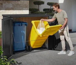 Biohort Mülltonnenbox Alex Duo, ca. B147/H129/T88 cm