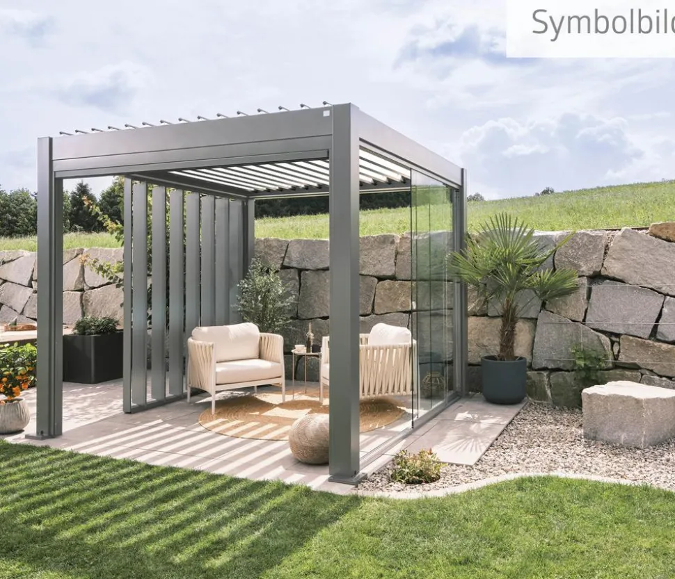 Biohort Pergola 5,5 x 3 einfarbig, ca. B552,5/H264/T312 cm