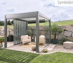 Biohort Pergola 5 x 3 einfarbig, ca. B515,5/H264/T312 cm