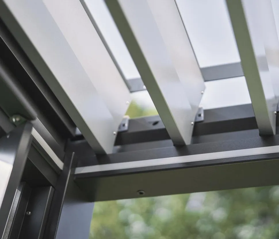 Biohort Pergola 4 x 3 zweifarbig, ca. B404,5/H264/T312 cm