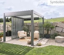 Biohort Pergola 4 x 3 zweifarbig, ca. B404,5/H264/T312 cm
