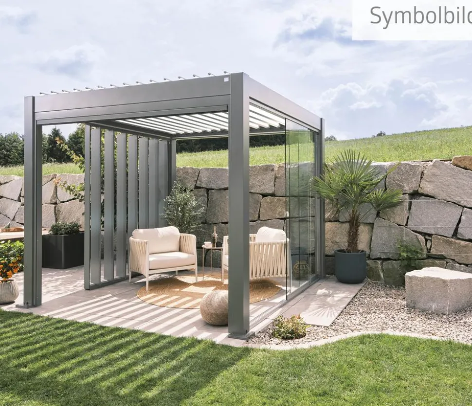 Biohort Pergola 4 x 3 zweifarbig, ca. B404,5/H264/T312 cm