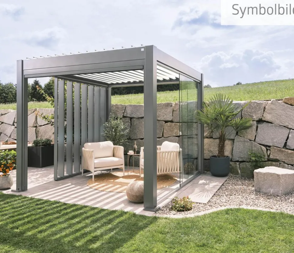 Biohort Pergola 4 x 3 zweifarbig, ca. B404,5/H264/T312 cm