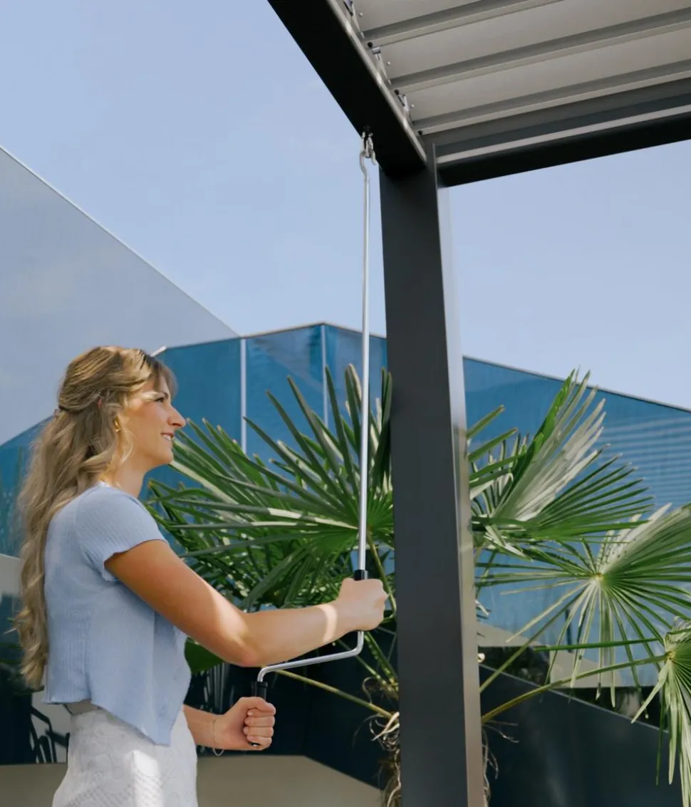 Biohort Pergola 3 x 3,5 zweifarbig, ca. B312/H264/T367,5 cm