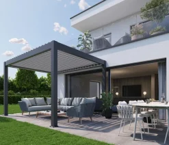 Biohort Pergola 3 x 3,5 zweifarbig, ca. B312/H264/T367,5 cm
