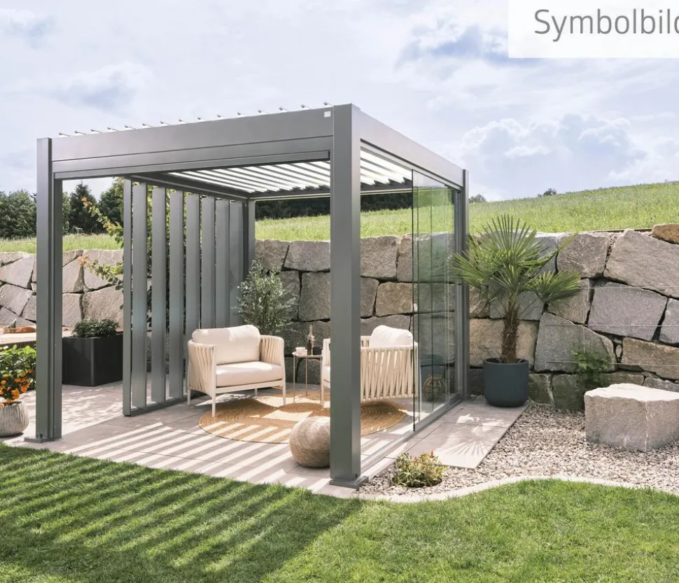 Biohort Pergola 3 x 3,5 zweifarbig, ca. B312/H264/T367,5 cm