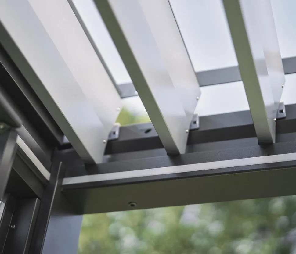 Biohort Pergola 3 x 3,5 zweifarbig, ca. B312/H264/T367,5 cm