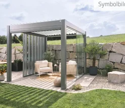 Biohort Pergola 6 x 3 zweifarbig, ca. B608/H264/T312 cm