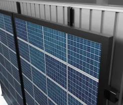 Biohort Photovoltaik-Montageschienen für Gerätehaus Europa