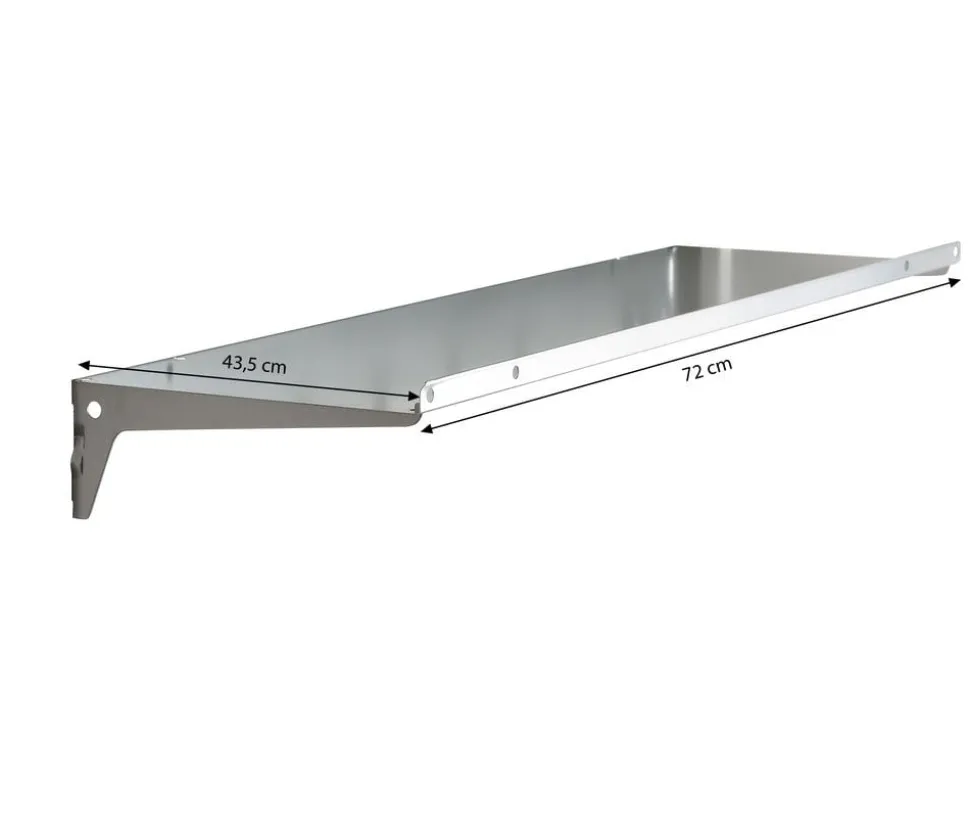 Biohort Regalböden, ca. B72/H7/T43,5 cm, 2er Set