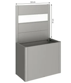 Biohort Sichtschutz Belvedere L200, ca. B201/H91/T201 cm