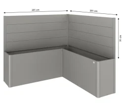 Biohort Sichtschutz Belvedere L200, ca. B201/H91/T201 cm