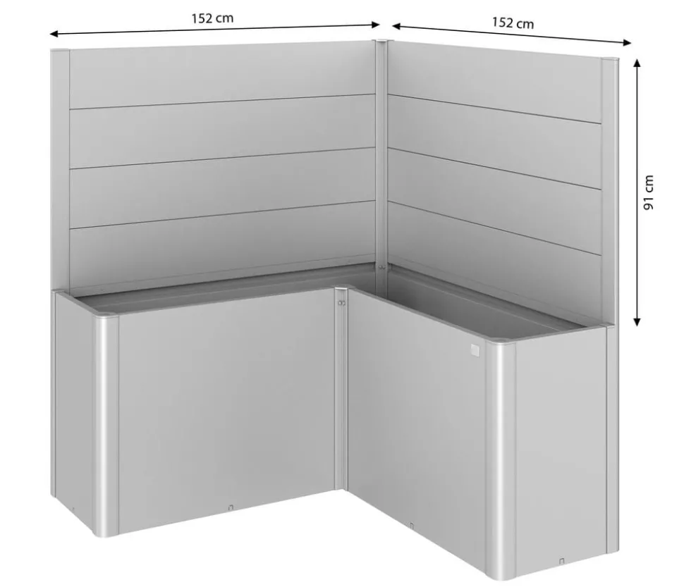 Biohort Sichtschutz Belvedere L150, ca. B152/H91/T152 cm